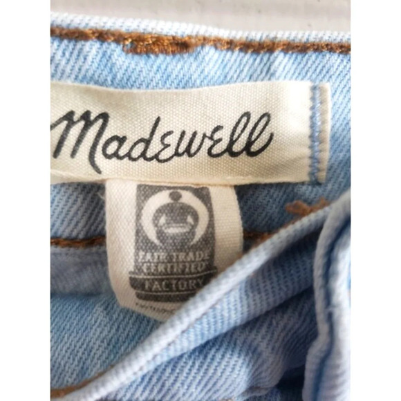 Madewell The Perfect Vintsge Jeans Womens Size 33  Blue Straight Fit Dist… - Picture 2 of 9